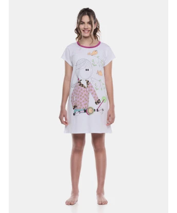 Camisão Manga Curta Cinturado             