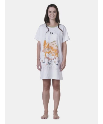 Camisão Sonhart Feminino manga curta Estampa Annie  