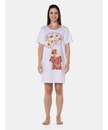Camisão manga curta         