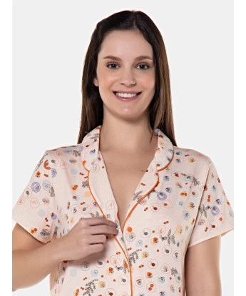 Homewear camisola manga curta  