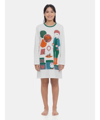 Camisão Feminino Adulto Manga Longa Pat