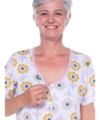 HOMEWEAR CAMISOLA CLÁSSICA MANGA CURTA