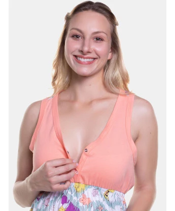 Homewear camisola gestante regata
