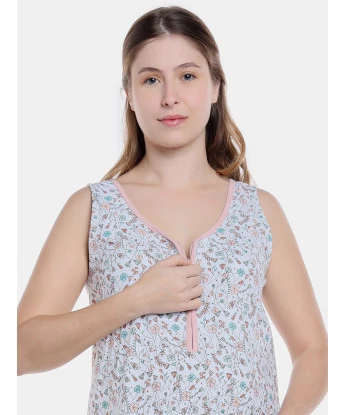 Homewear camisola gestante regata           