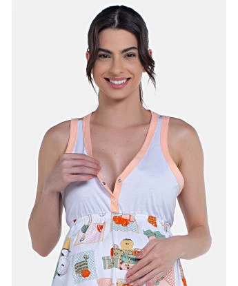 Homewear Gestante Camisola Regata