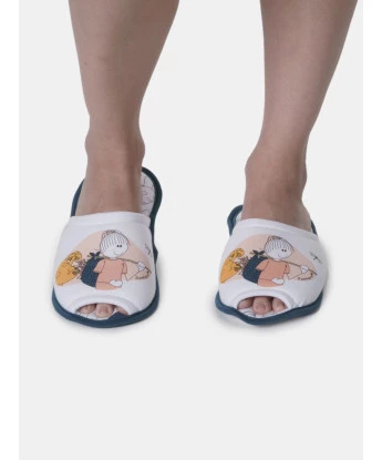 Pantufa com abertura adulto   