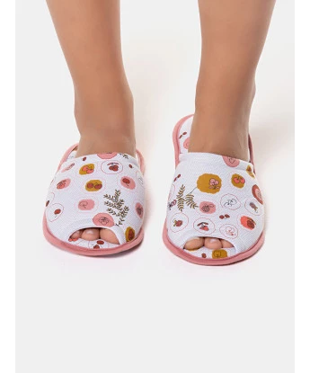 Pantufa com abertura adulto