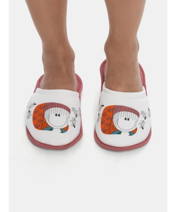 Pantufa Fechada Feminina Adulto Estampa Pat