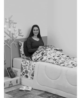 Manta Abraço Saco de Dormir Feminino  Adulto Estampada