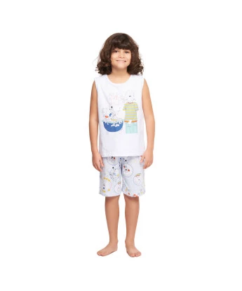 Pijama regata machão e bermuda