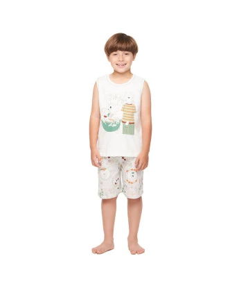 Pijama regata machão e bermuda  