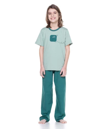 PIJAMA MANGA CURTA E CALÇA