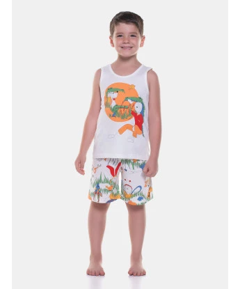 Pijama regata e bermuda