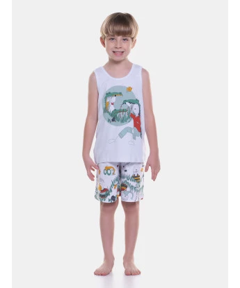 Pijama regata e bermuda     