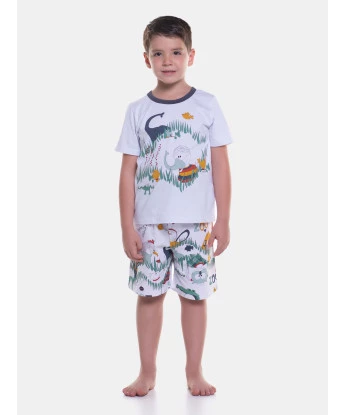 Pijama manga curta e bermuda