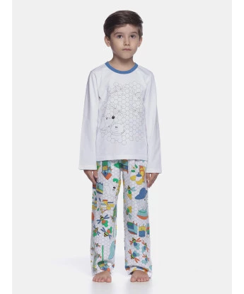 Pijama manga longa e calça