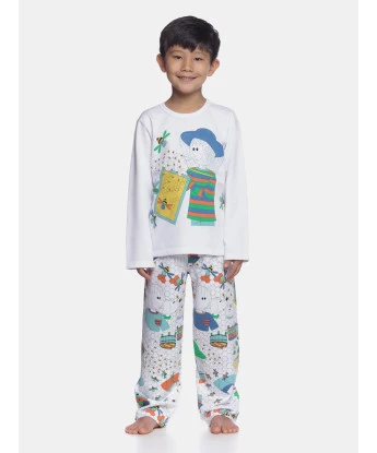 Conjunto Masculino Kids Manga Longa e Calça Moletinho