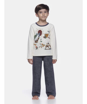 Pijama manga longa e calça               
