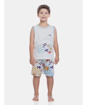 Pijama regata machão e bermuda