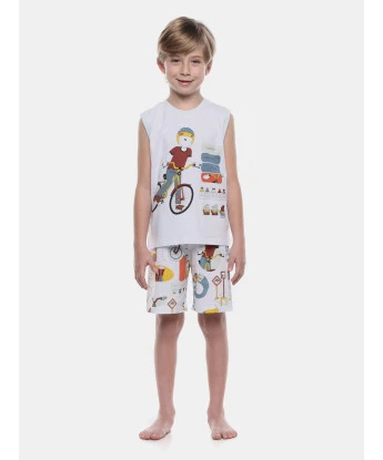 Pijama Regata Machão e Bermuda