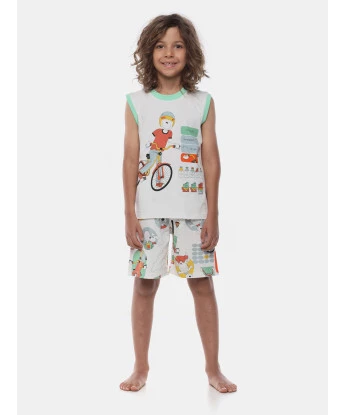 Pijama Regata Machão e Bermuda