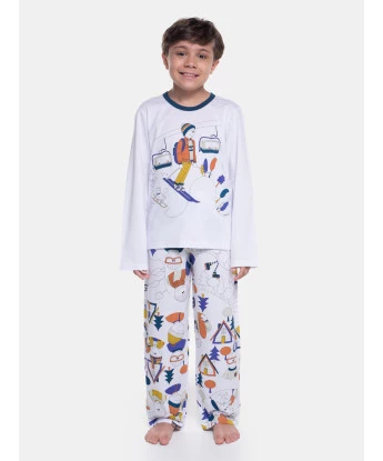 Pijama Manga Longa e Calça
