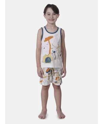 Pijama regata e bermuda
