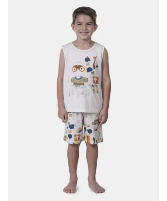 Pijama Regata Machão e Bermuda