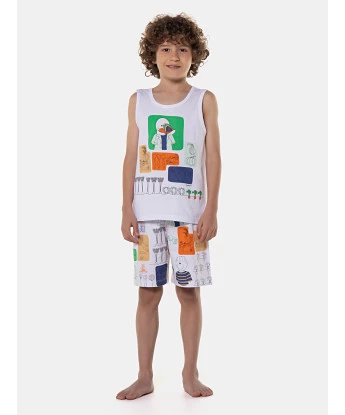 Pijama regata e bermuda