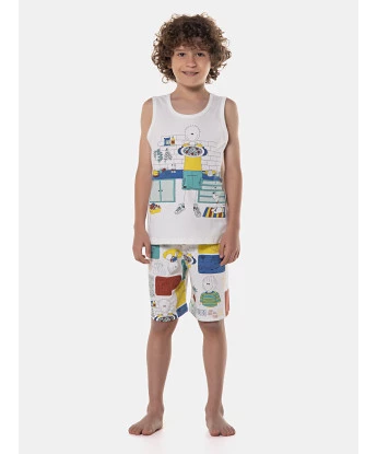 Pijama regata e bermuda