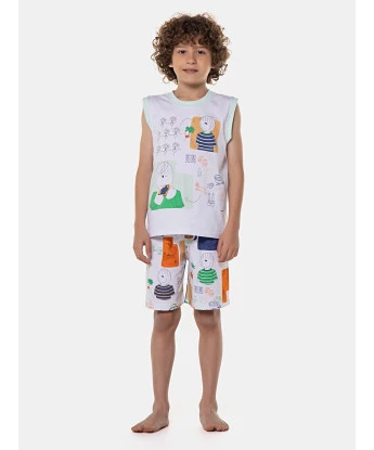 Pijama regata machão e bermuda 