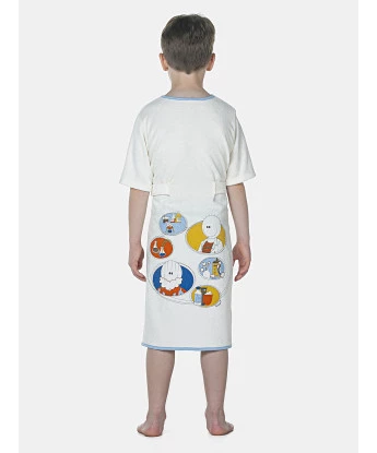 Roupão Masculino Kids Manga Curta Atoalhado