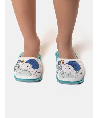 Pantufa Masculina fechada infantil 5 a 12 anos Estampada  
