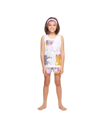 Conjunto Feminino Kids Regata e Short
