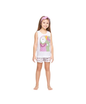 Conjunto Feminino Kids Regata e Short