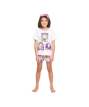 Conjunto Feminino Kids Manga Curta e Short