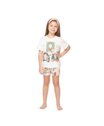 Pijama manga curta e short   