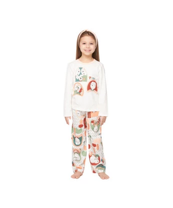 Pijama manga longa e calça