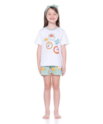 PIJAMA MANGA CURTA E SHORT