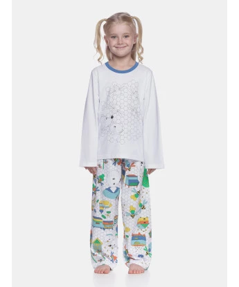 Pijama manga longa e calça