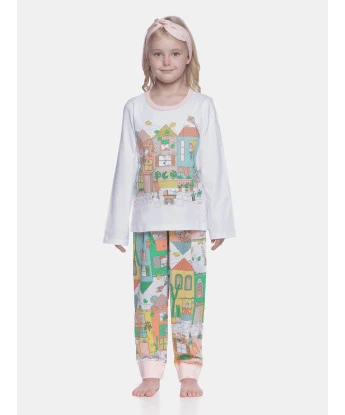 Pijama manga longa e calça