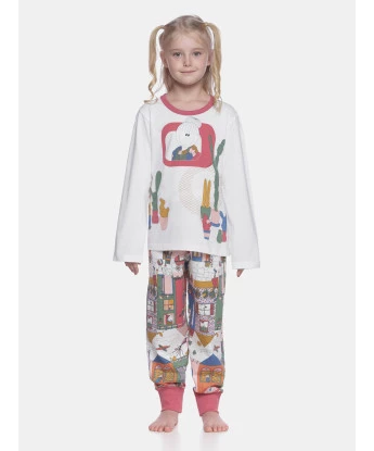 Pijama manga longa e calça 