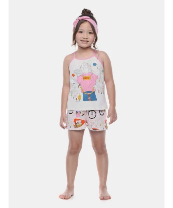 Pijama Alça e Short