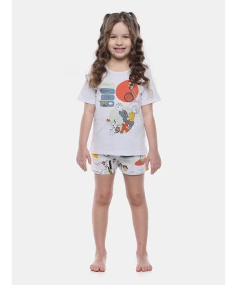 Pijama Manga Curta e Short  
