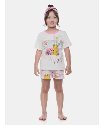 Pijama Manga Curta e Short