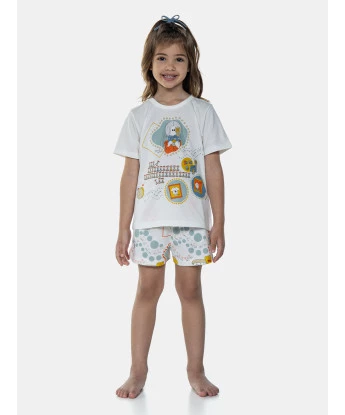 Pijama Manga Curta e Short