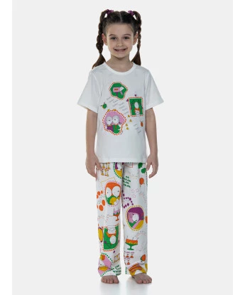 Pijama Manga Curta e Calça