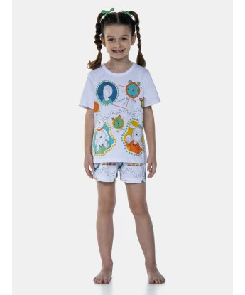 Pijama Manga Curta e Short