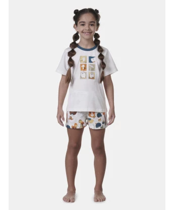 Pijama manga curta e short