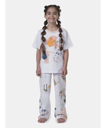 Pijama manga curta e calça  